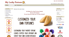 Desktop Screenshot of myluckyfortune.com